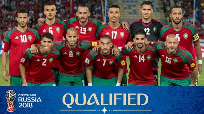 selección de Marruecos Mudial de Rusia 2018