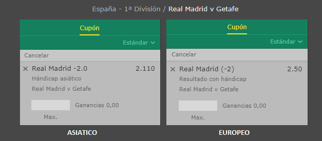 cuotas handicap asiático vs handicap europeo cuotas handicap asiático vs handicap europeo