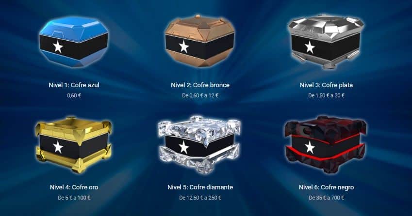 Stars Rewards - Cofres y recompensas