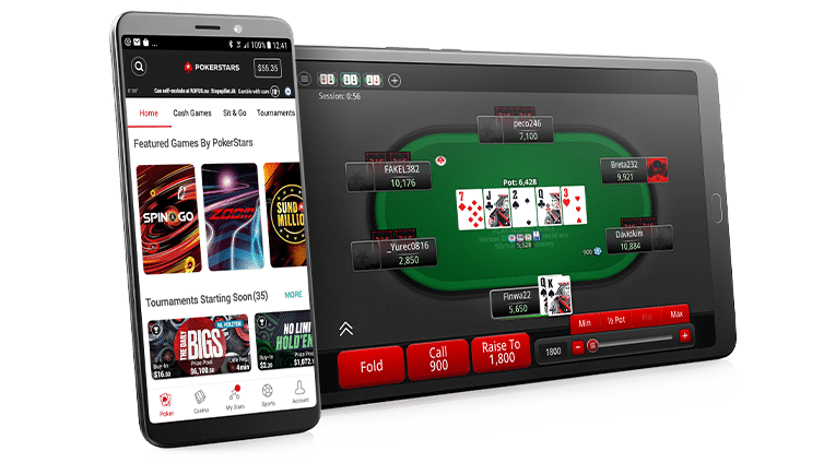 pokerstars versión móvil
