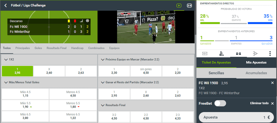 apuestas en directo codere