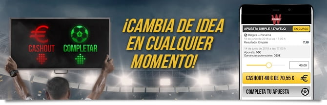 funcion cash out winamax
