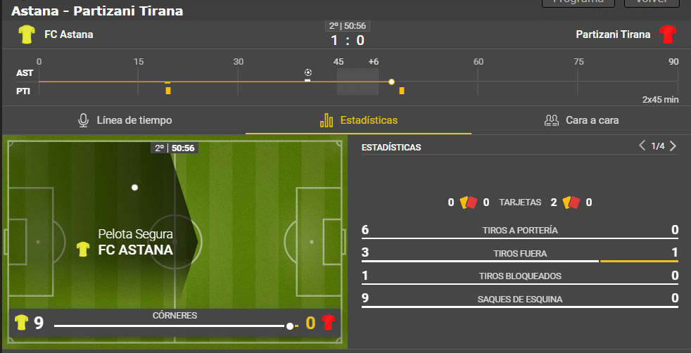 live tracker efbet