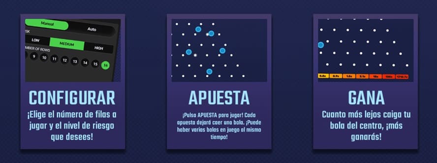 como jugar a Plinko