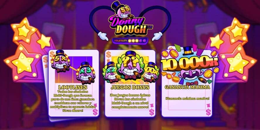 funciones especiales Donny Dough