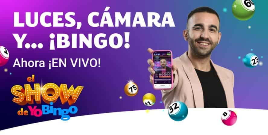 presentador del Show YoBingo en directo
