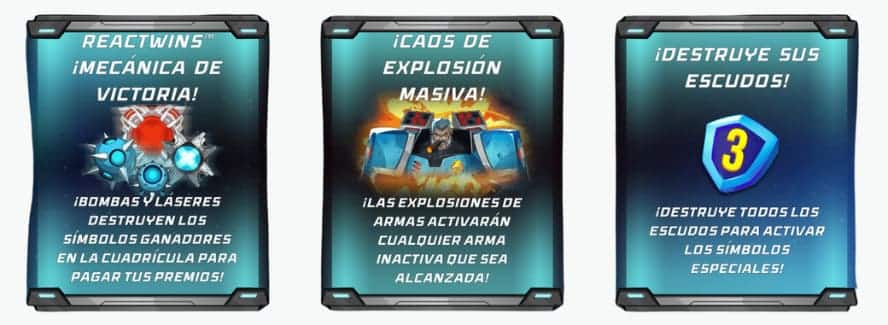 funciones especiales Fire My Laser