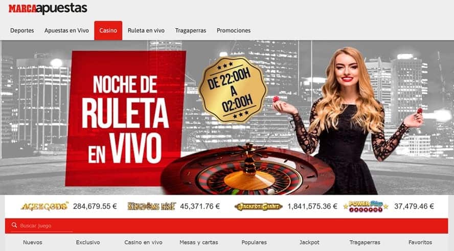 lobby de casino marca