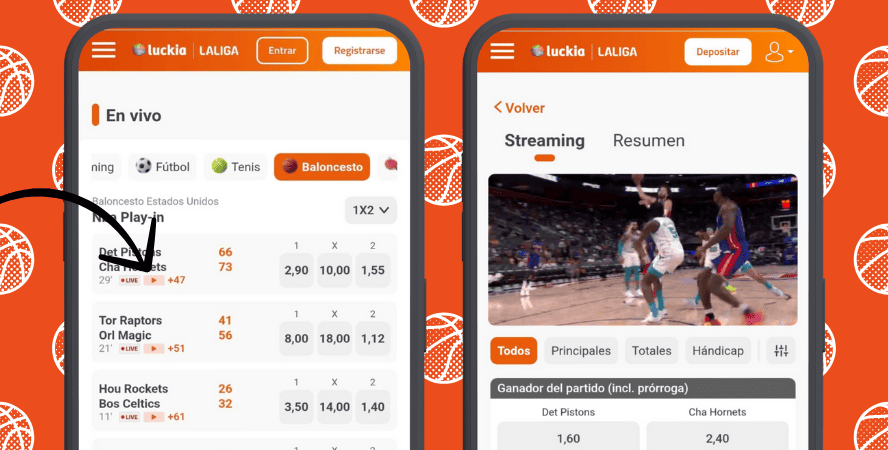Ver NBA gratis en Luckia Live Streaming